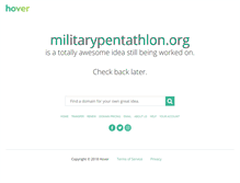 Tablet Screenshot of militarypentathlon.org